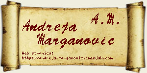 Andreja Marganović vizit kartica